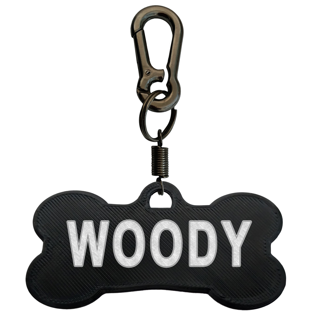 پلاک شناسایی سگ مدل WOODY