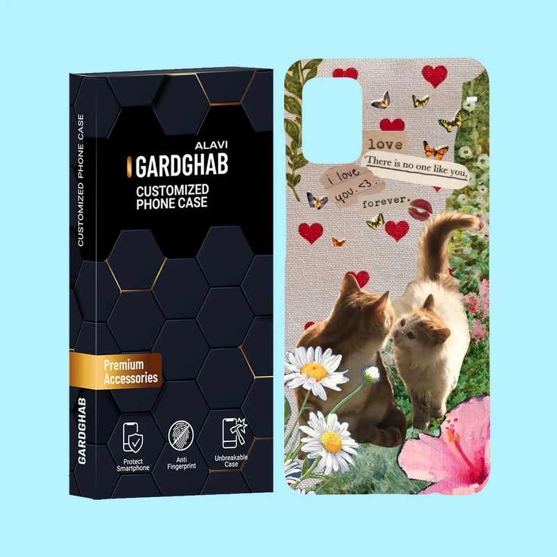 کاور گارد قاب علوی مدل عاشقانه مناسب برای گوشی موبایل سامسونگ Galaxy A31