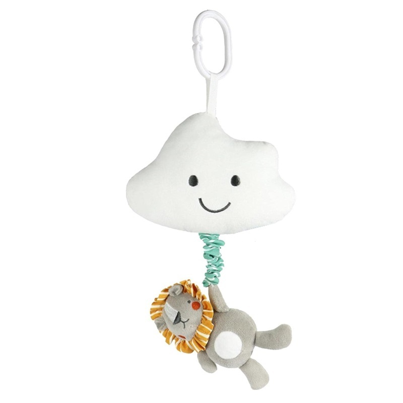 آویز کریر کودک مدل نخ کش شیر و ابر