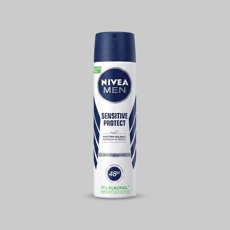 اسپری ضدتعریق مردانه نیوا مدل Sensitive Protect حجم 150 میلی‌لیتر