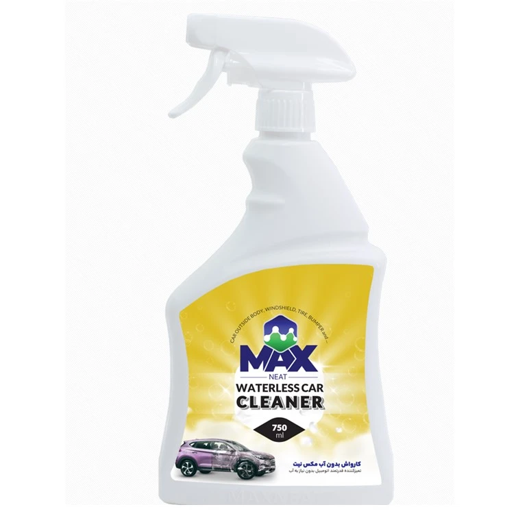 اسپری کارواش بدون آب خودرو مکس نیت مدل 2025 حجم 750 میلی لیتر 