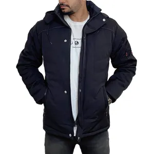 کاپشن مردانه دیورسو مدل کلاهدار ضد آب کد 80