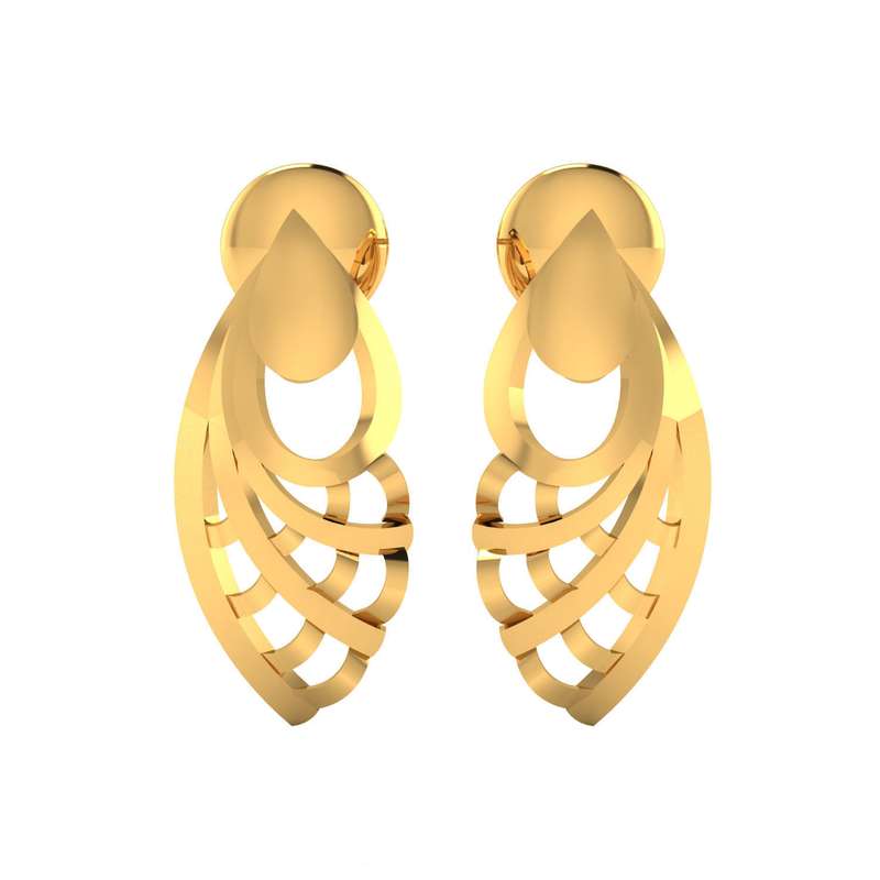 گوشواره نقره زنانه ژابیز کد 014