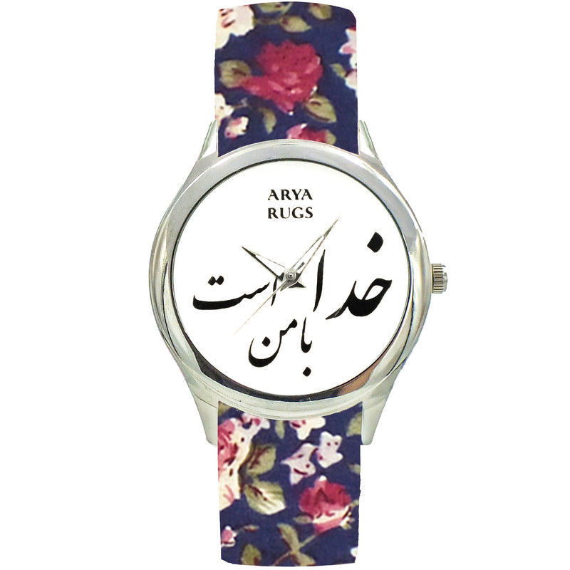 ساعت مچی عقربه ای زنانه مدل بند پارچه ای کد 4110