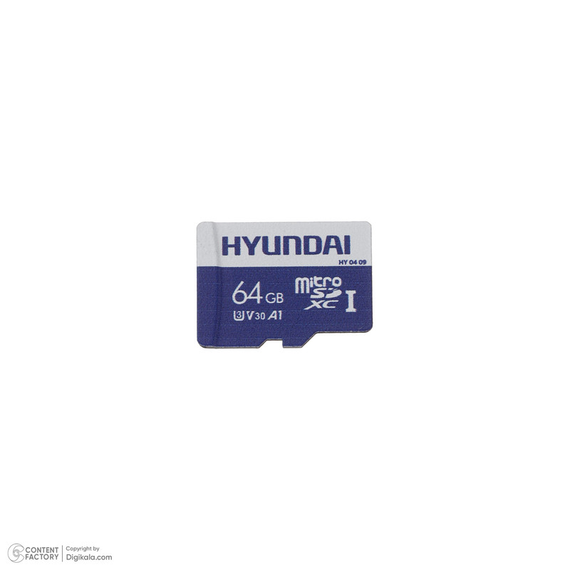 کارت حافظه هیوندای مدل VC A1 کلاس 10 استاندارد UHS-I U3 سرعت 100MBps ظرفیت 64گیگابایت