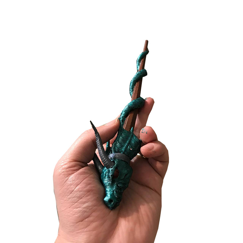 اسباب بازی زینتی کاف تینگز مدل چوب دستی هری پاتر طرح اژدها