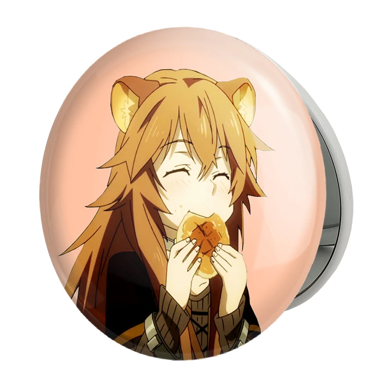 آینه جیبی خندالو طرح رافتالیا انیمه ظهور قهرمان سپر مدل تاشو کد 15930 