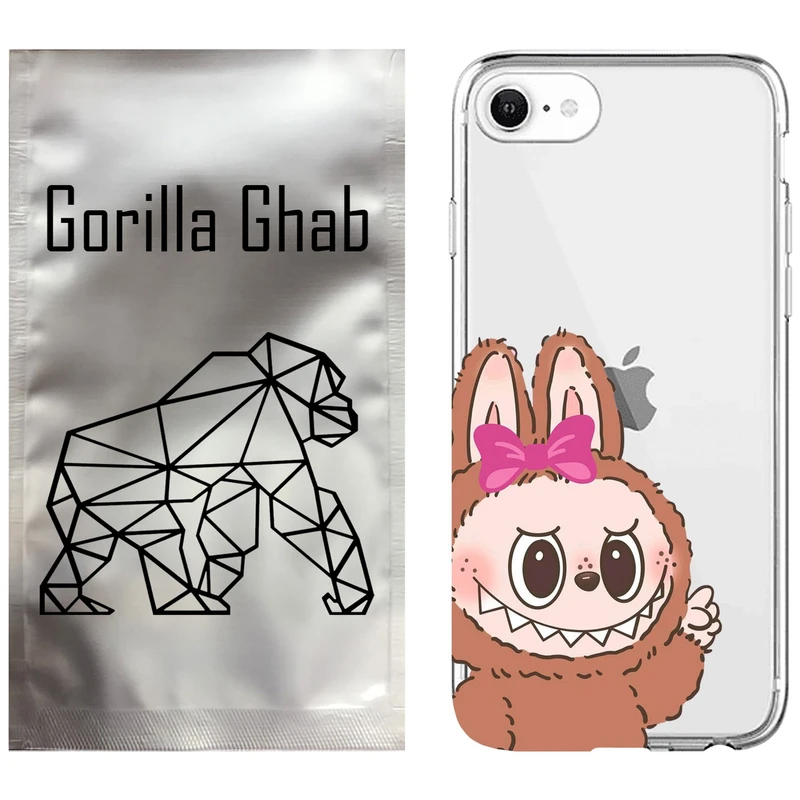 کاور گوریلا قاب مدل CLG کد 109 طرح لبوبو مناسب برای گوشی موبایل اپل iPhone 7 / 8 / SE 2022