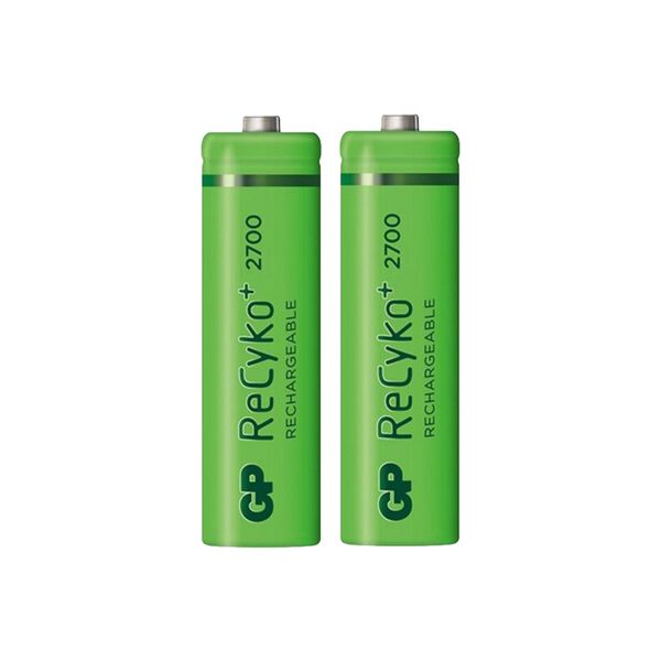 باتری قلمی قابل شارژ جی پی مدل ReCyko Plus بسته دو عددی