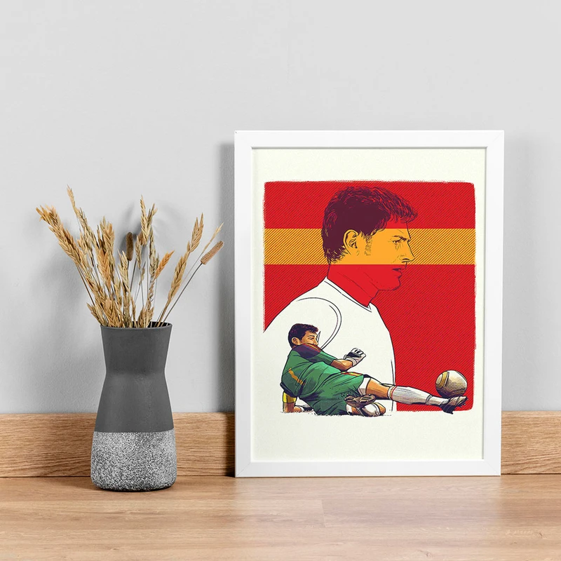 تابلو صبا طرح مدل Iker Casillas کد FD474w