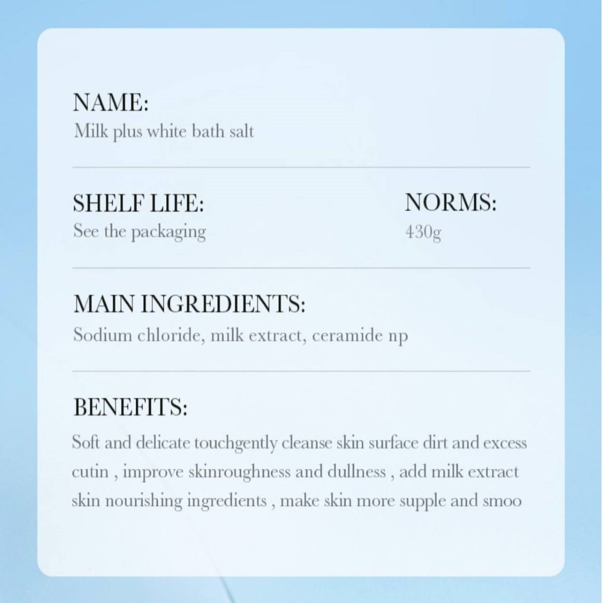 نمک حمام سادور مدل شیر گاو وزن 430 گرم - - 4