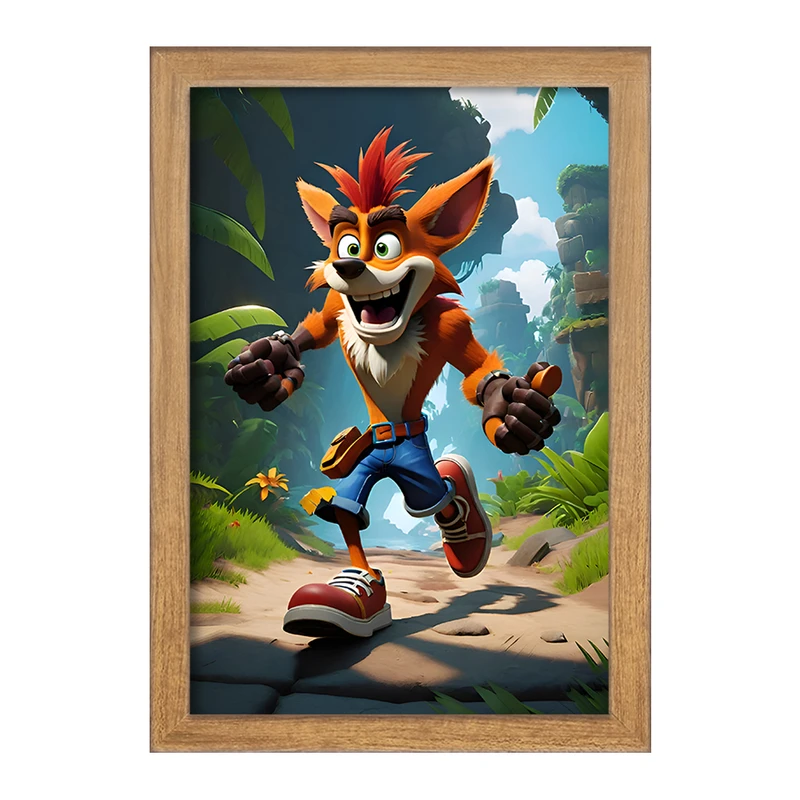 تابلو خندالو مدل کراش باندیکوت (Crash Bandicoot) کد F11711