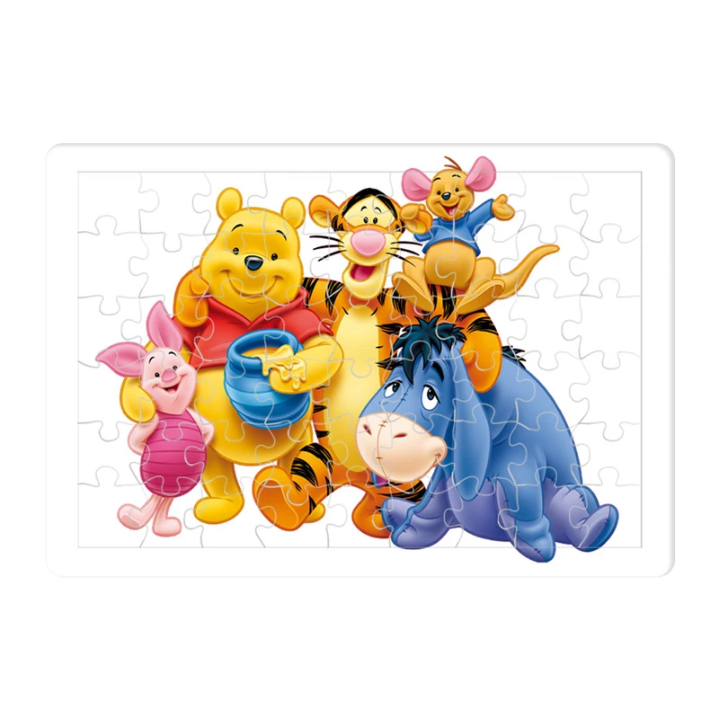 پازل 54 تکه هومرو مدل PL857 طرح انیمیشن وینی پو