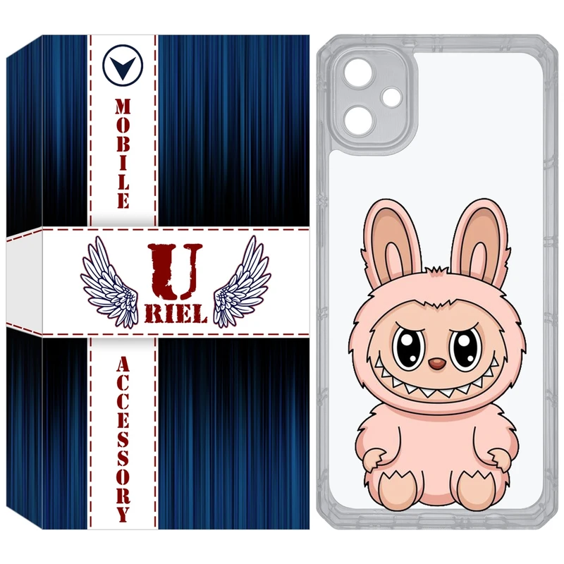 کاور یوریل مدل Clear کد 138 طرح لبوبو مناسب برای گوشی موبایل سامسونگ Galaxy A05