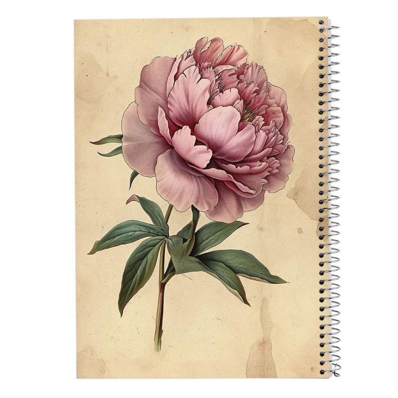 دفتر نت موسیقی 50 برگ مدوپد مدل گل کد DF13828