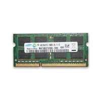 رم لپ&zwnj;تاپ DDR3 تک کاناله 4 گیگابایت سامسونگ مدل M471B5273CH0-CH9 فرکانس 1333 مگاهرتز، تایمینگ CL9، ولتاژ کاری 1.5 و 1.35 ولت، نوع SO-DIMM با 204 پین
