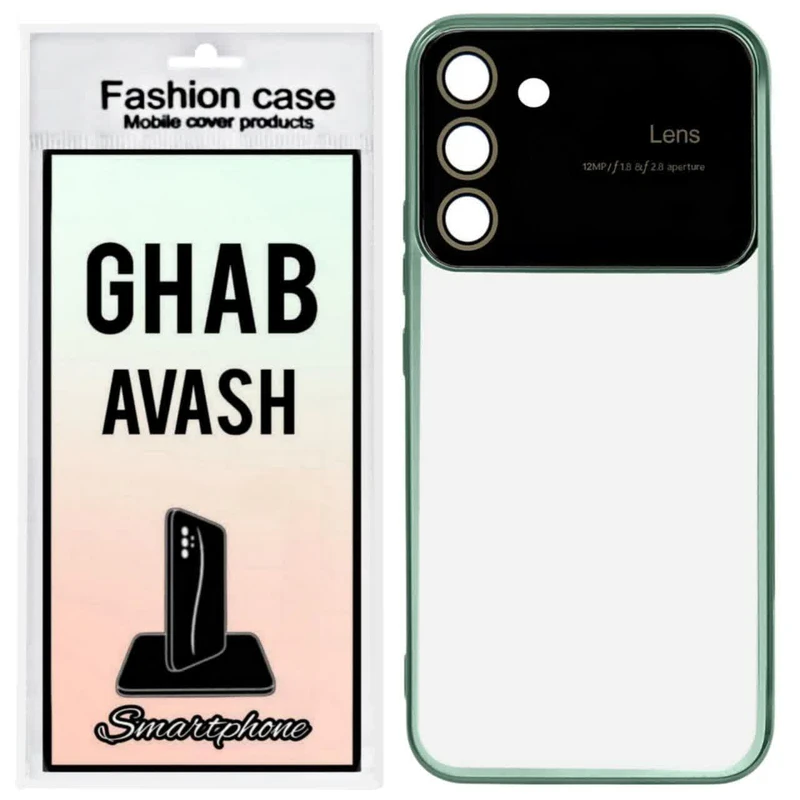 کاور قاب آوش طرح شفاف مدل دوررنگی 01 مناسب برای گوشی موبایل ساموسنگ GALAXY A14