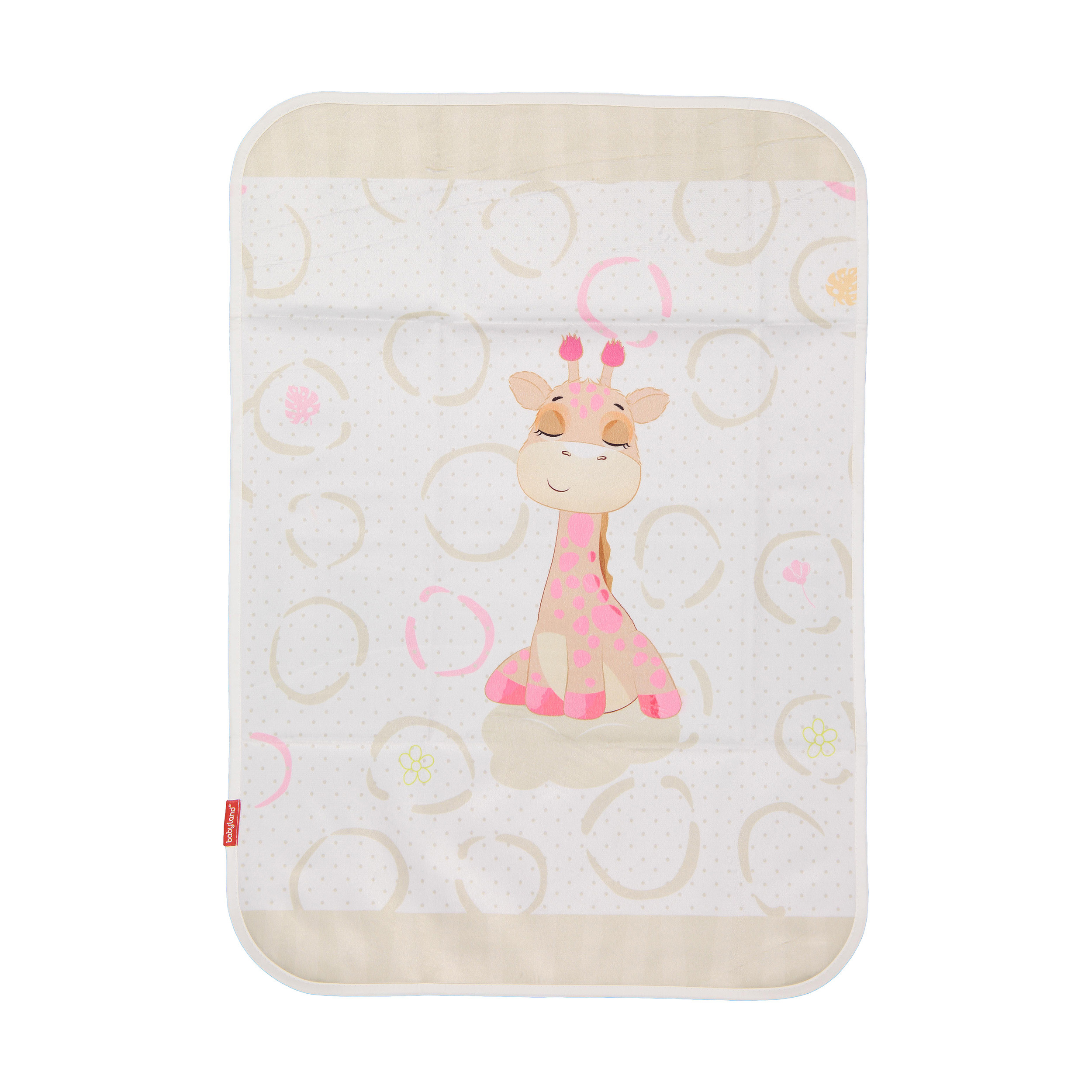 تشک تعویض نوزاد بیبی لند طرح زرافه کد 257