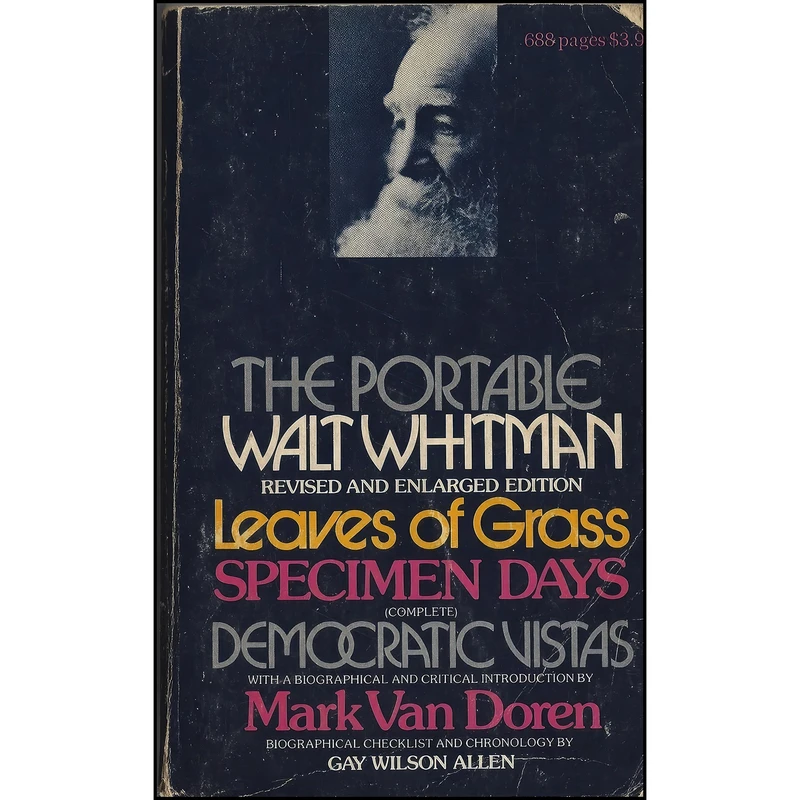 کتاب The Portable Walt Whitman اثر Walt Whitman and Mark Van Doren انتشارات Viking Adult