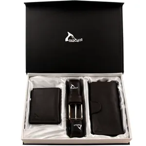 ست هدیه مردانه چرم بارز مدل DS21.nw 