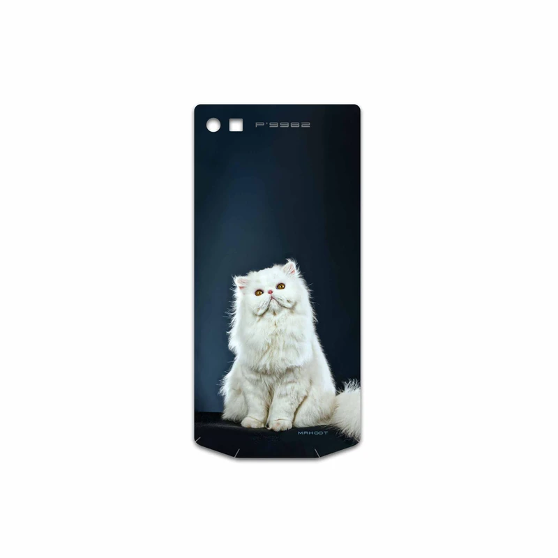 برچسب پوششی ماهوت مدل Persian-cat مناسب برای گوشی موبایل بلک بری P9982