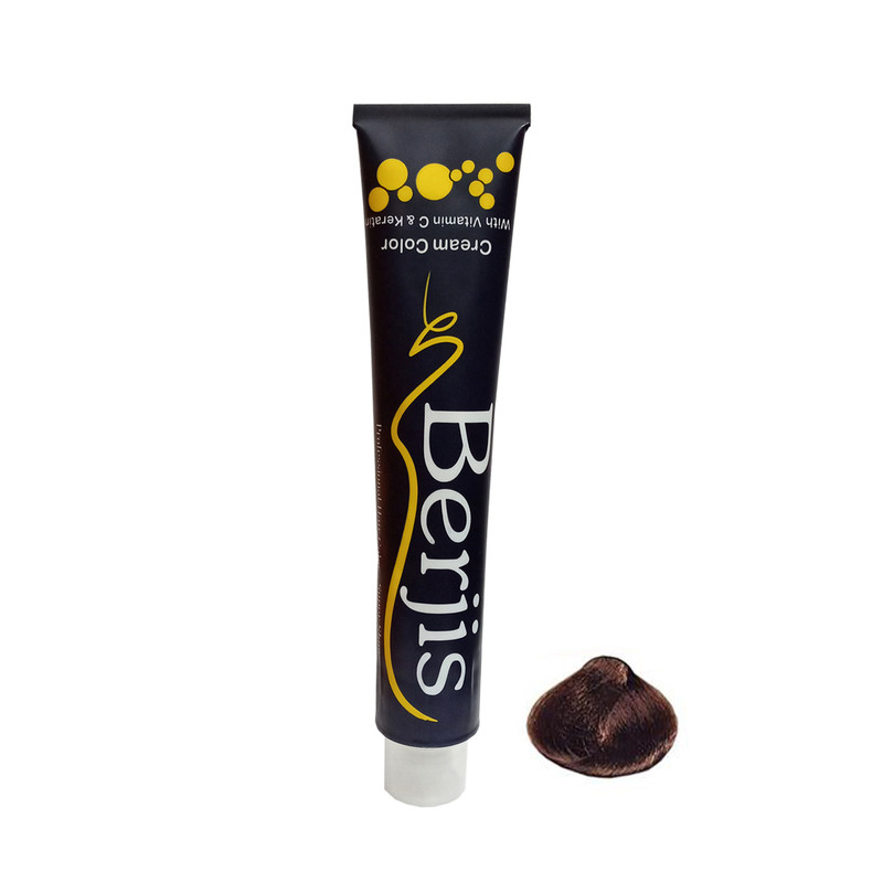 رنگ مو برجیس شماره 6.34 حجم 100 میلی لیتر رنگ بلوند تنباکویی متوسط