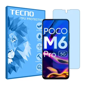 Tecno brand shockproof Anti-blue screen protector glass for Xiaomi Poco M6 Pro