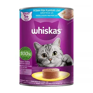 کنسرو غذای گربه بالغ ویسکاس مدل پته طعم ماهی اقیانوسی وزن 400 گرم