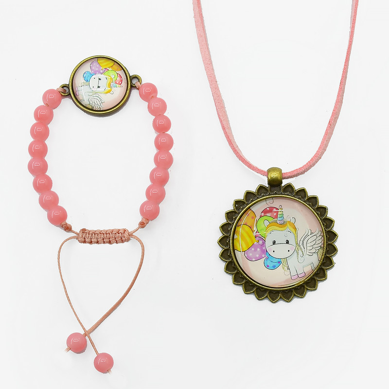 نیم ست دخترانه استون سیتی مدل یونیکورن A90 نیم ست دخترانه استون سیتی مدل یونیکورن A90