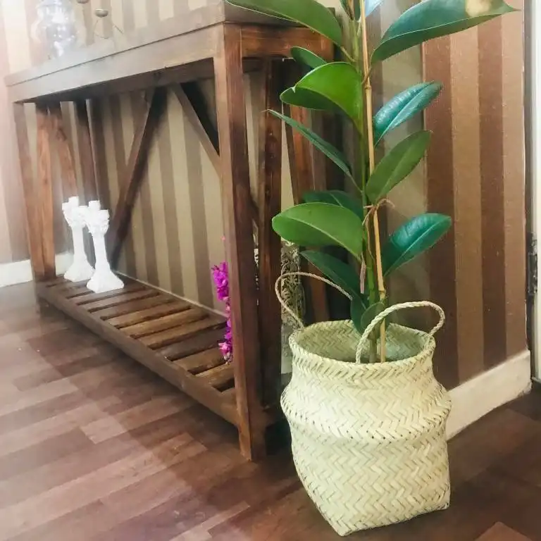 سبد حصیری مدل خمره ای کد 29cm