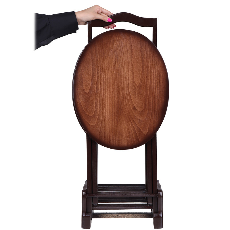 میز عسلی مدل تاشو چمدانی کد m02 بسته 4 عددی