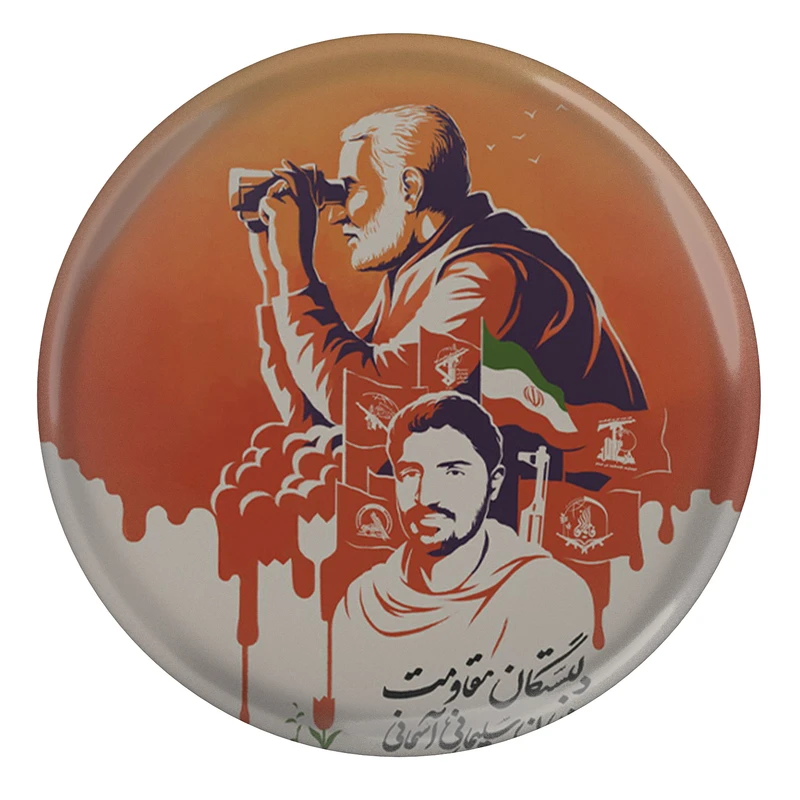 مگنت مدل S12517 طرح سردار شهید حاج قاسم سلیمانی