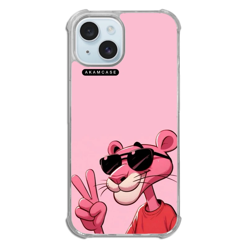 کاور آکام مدل AMC-WTA15-PINK PANTHER9 مناسب برای گوشی موبایل اپل iPhone 15