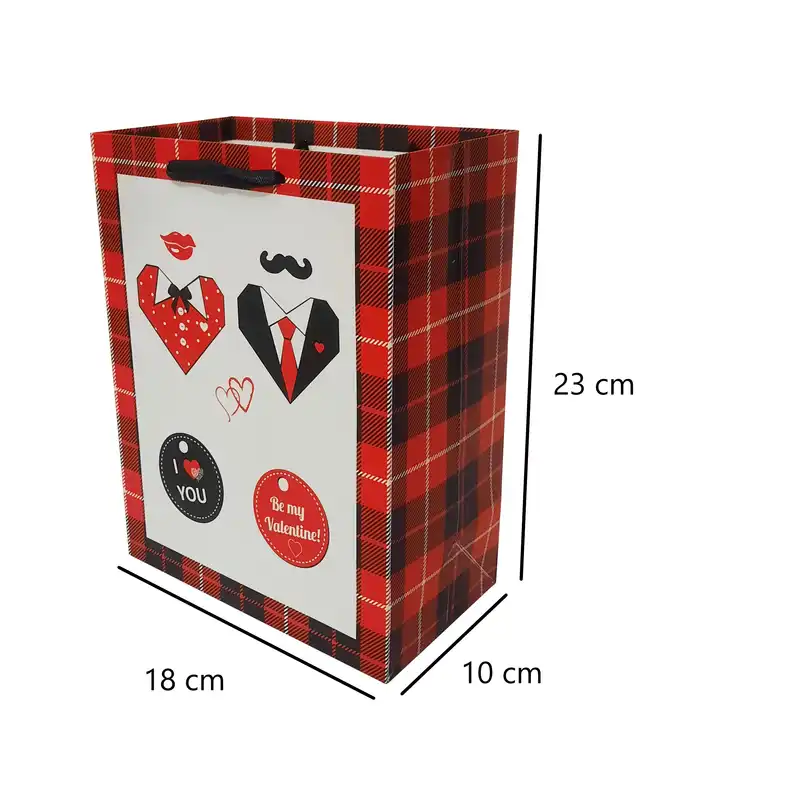 پاکت هدیه طرح عاشقانه مدل I LOVE YOU کد 11100947