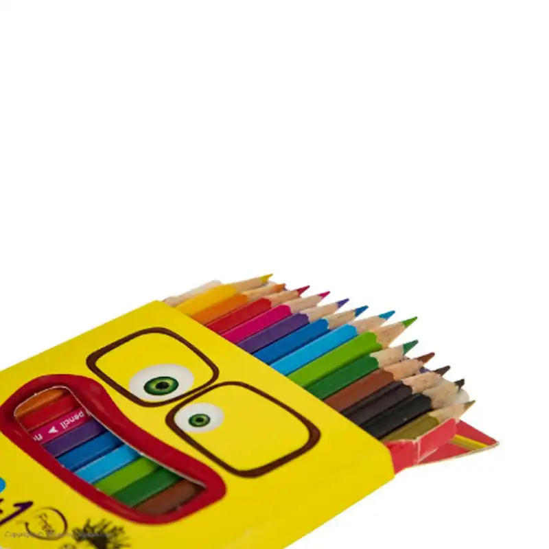 مداد رنگی 13 رنگ آریا مدل MS7 کد 1103 بسته 2 عددی