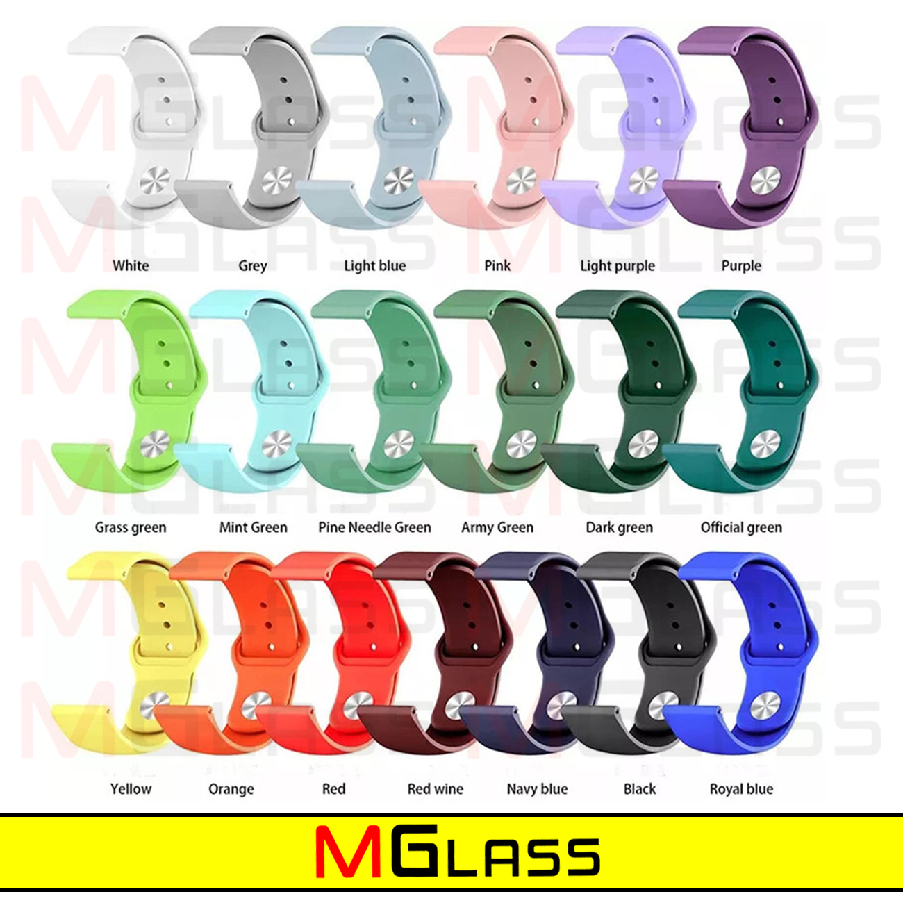 بند ام‌گلس مدل Sic-MG مناسب برای ساعت هوشمند امیزفیت Pop / Pop 2