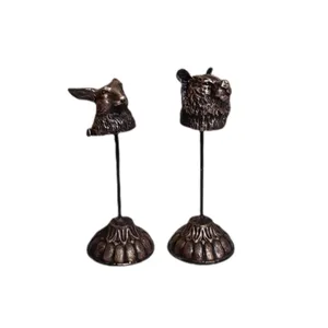 مجسمه طرح خرس و خرگوش مدل ایستاده کد 13 مجموعه دو عددی 