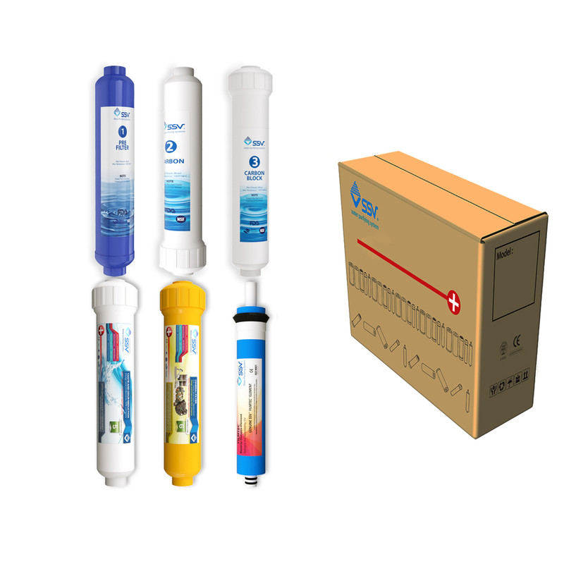فیلتر دستگاه تصفیه کننده آب اس اس وی مدل L600 بسته 6 عددی