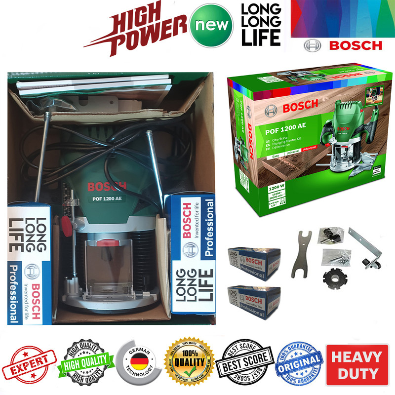 فرز نجاری بوش مدل POF 1200 AE Advanced مجموعه 6 عددی