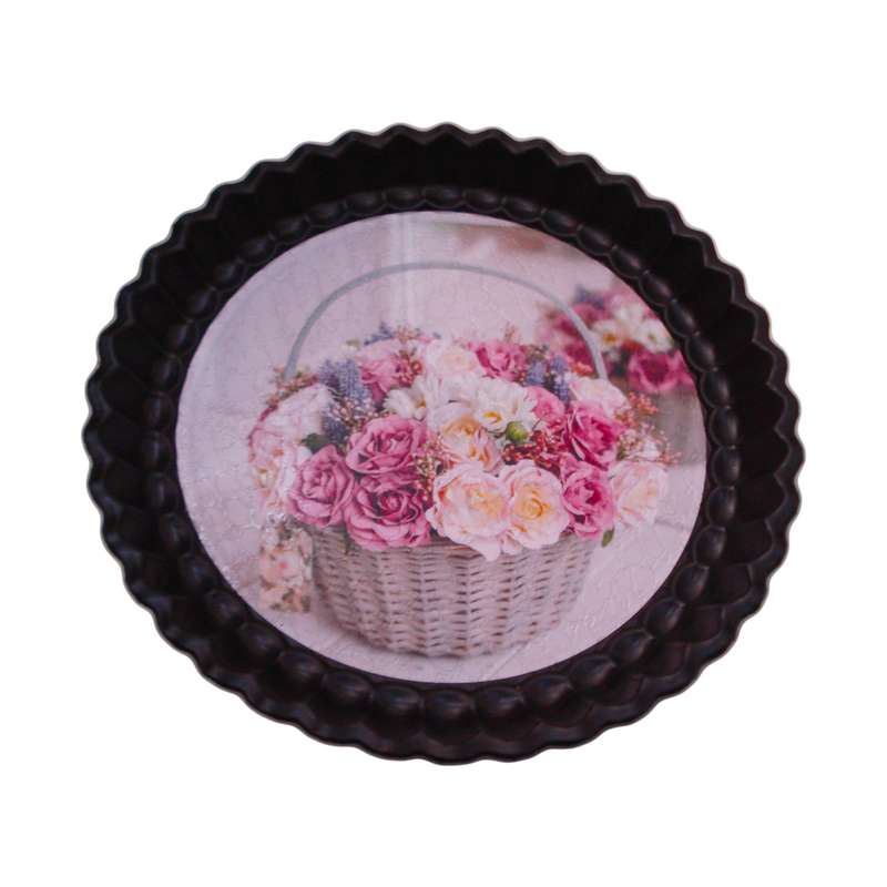 سینی مدل FLOWER BAS-WT کد 331
