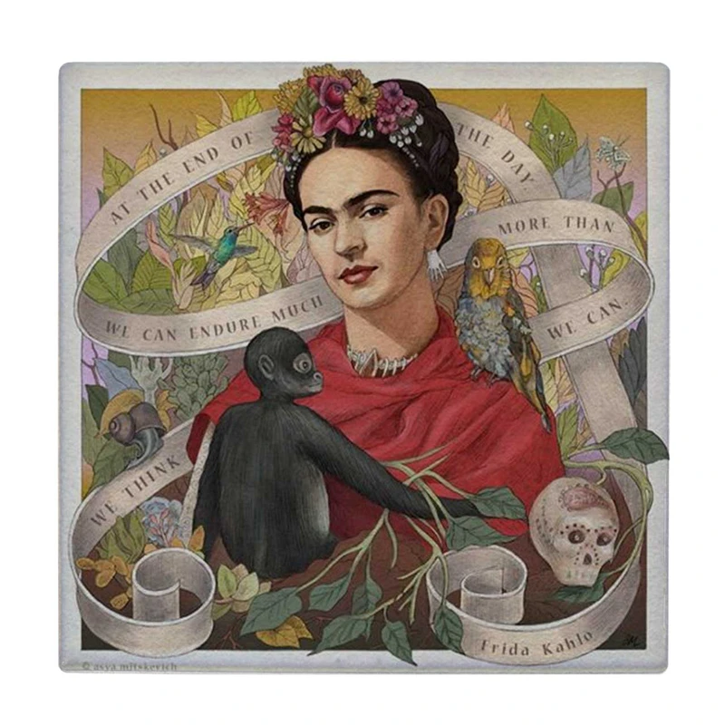 زیر لیوانی طرح فریدا کالو کد    3257817_502