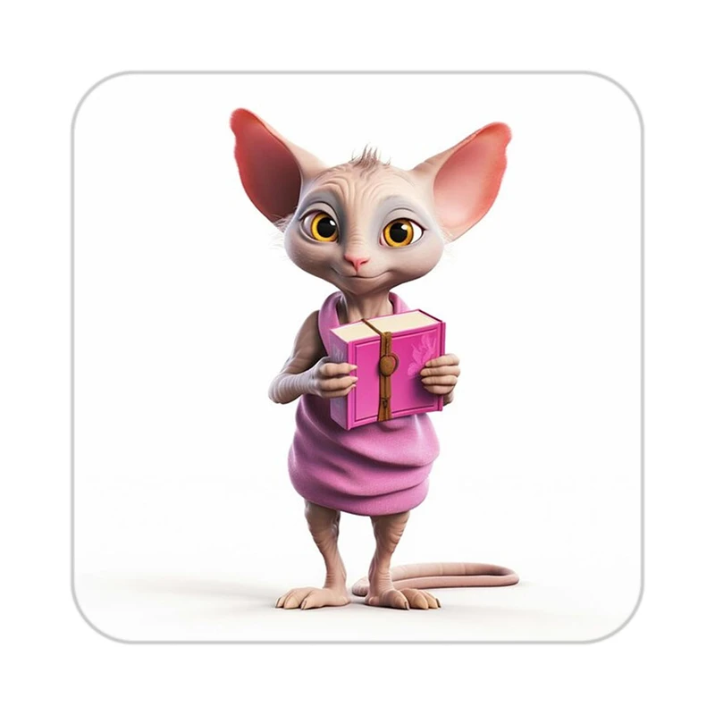 زیر لیوانی کاکتی طرح حیوانات کارتونی مدل mp28749