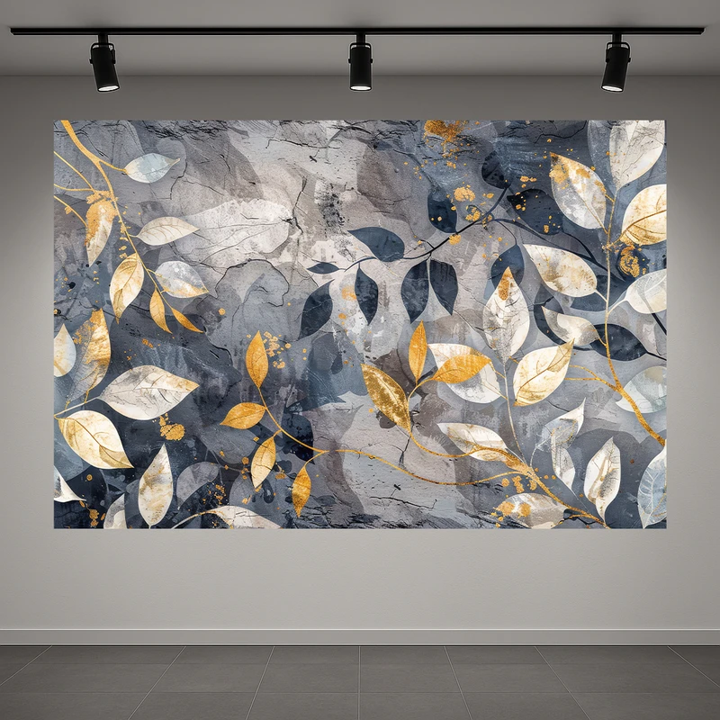 پوستر طرح انتزاعی مدل برگ کد AR3059592