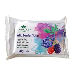 صابون روشن کننده پوست مدل Wildberries وزن 120 گرم