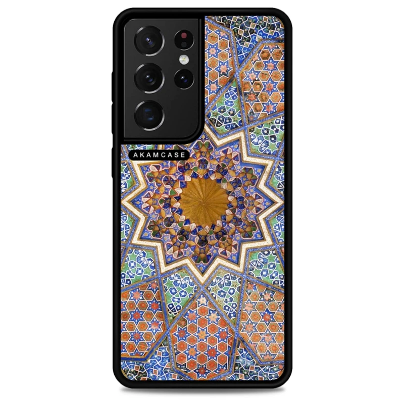 کاور آکام مدل AMC-WSGS21U-MOSAIC-12 مناسب برای گوشی موبایل سامسونگ Galaxy S21 Ultra