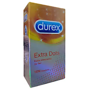 کاندوم دورکس مدل Extradots1403 بسته 10 عددی