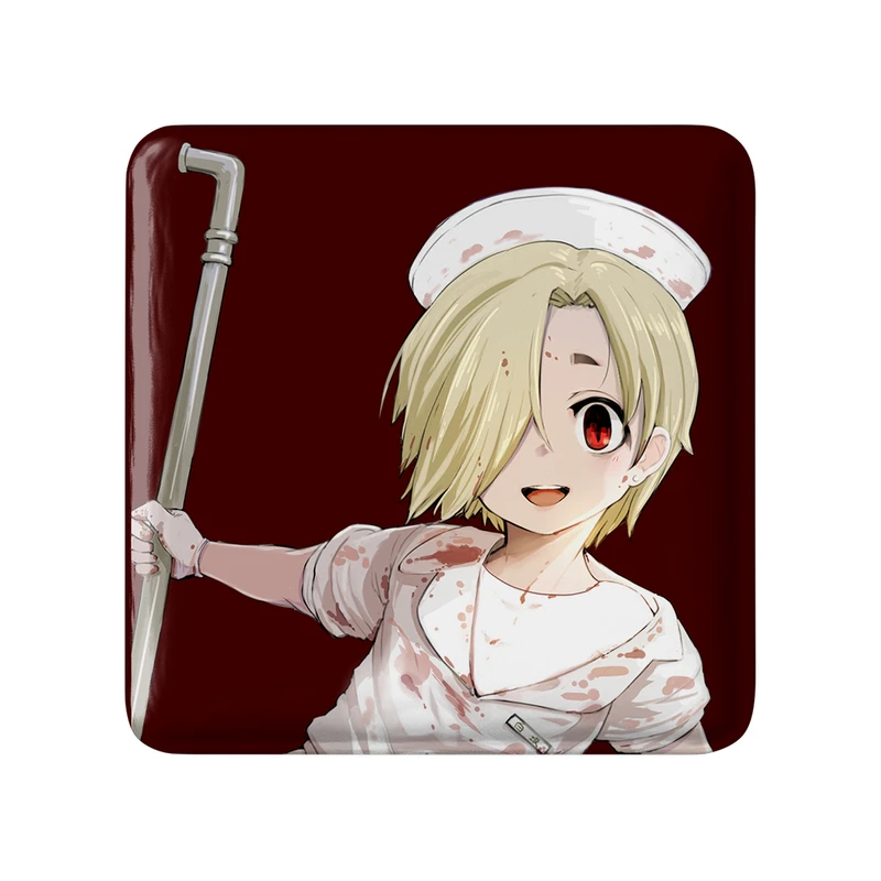 مگنت خندالو طرح بازی سایلنت هیل‌ (Silent Hill) مدل مربعی کد 34469