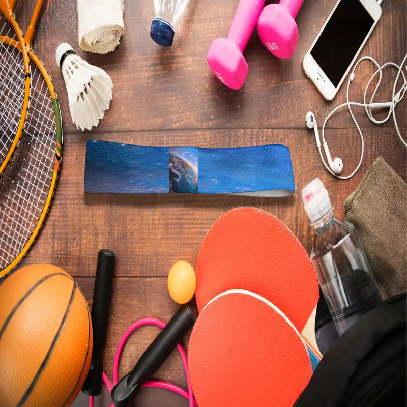 هدبند ورزشی آی تمر مدل کره زمین کد 191