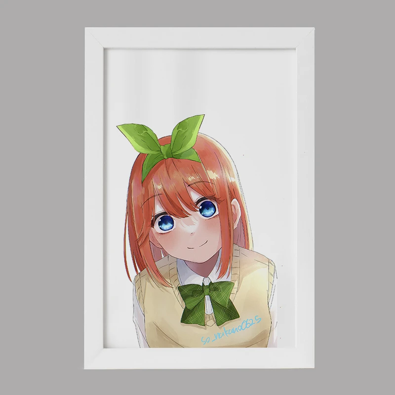 تابلو خندالو مدل یوتسوبا انیمه پنج عروس مساوی کد 32548