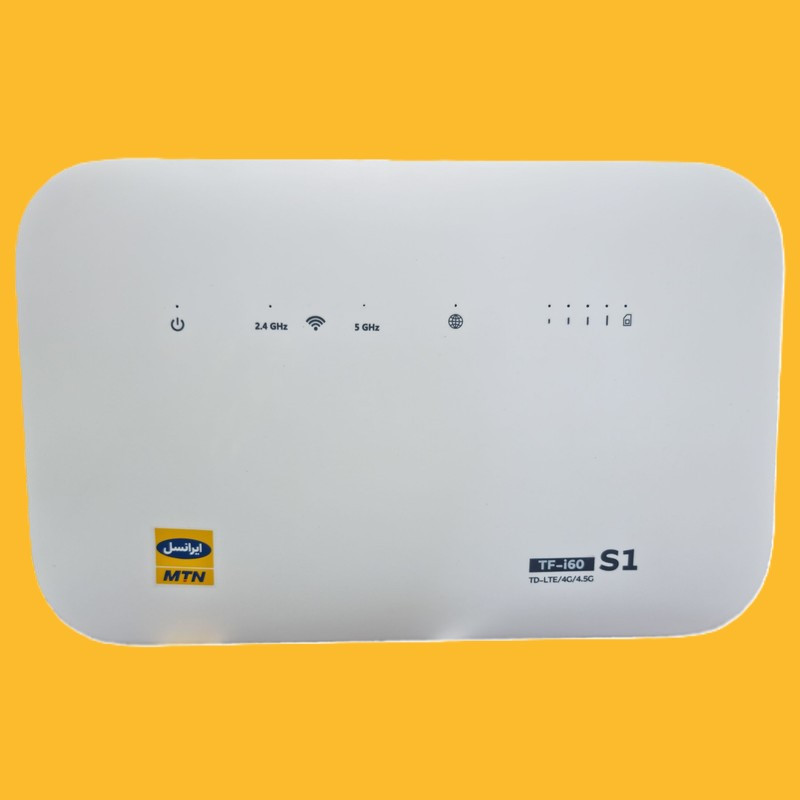 مودم روتر بی سیم 4G LTE ایرانسل مدل TF-I60 S1 به همراه سیم کارت 6600گیگابایتی Wenex